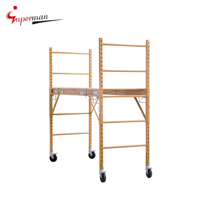 Heavy Duty Portable Scaffold Tower - Adjustable 2m & 3m Heights