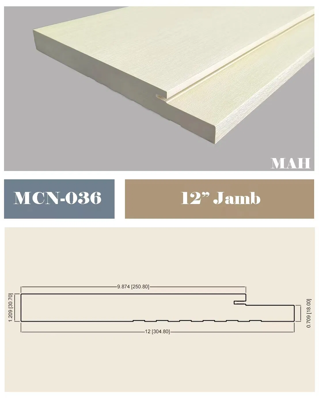 Fiberglass Front Door with PVC Door Frame