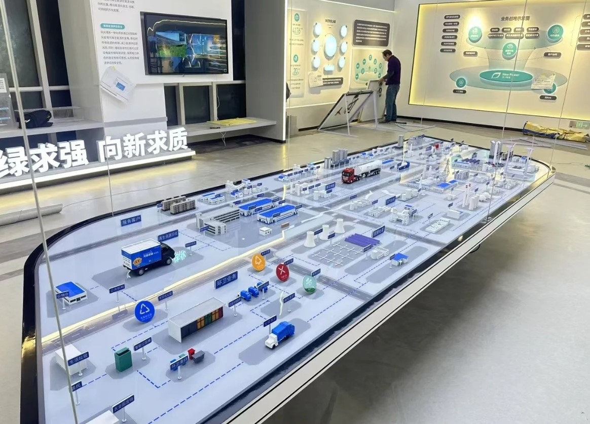 Exhibition Ready: Hand-Made Sculpture Featuring Custom New Energy Model