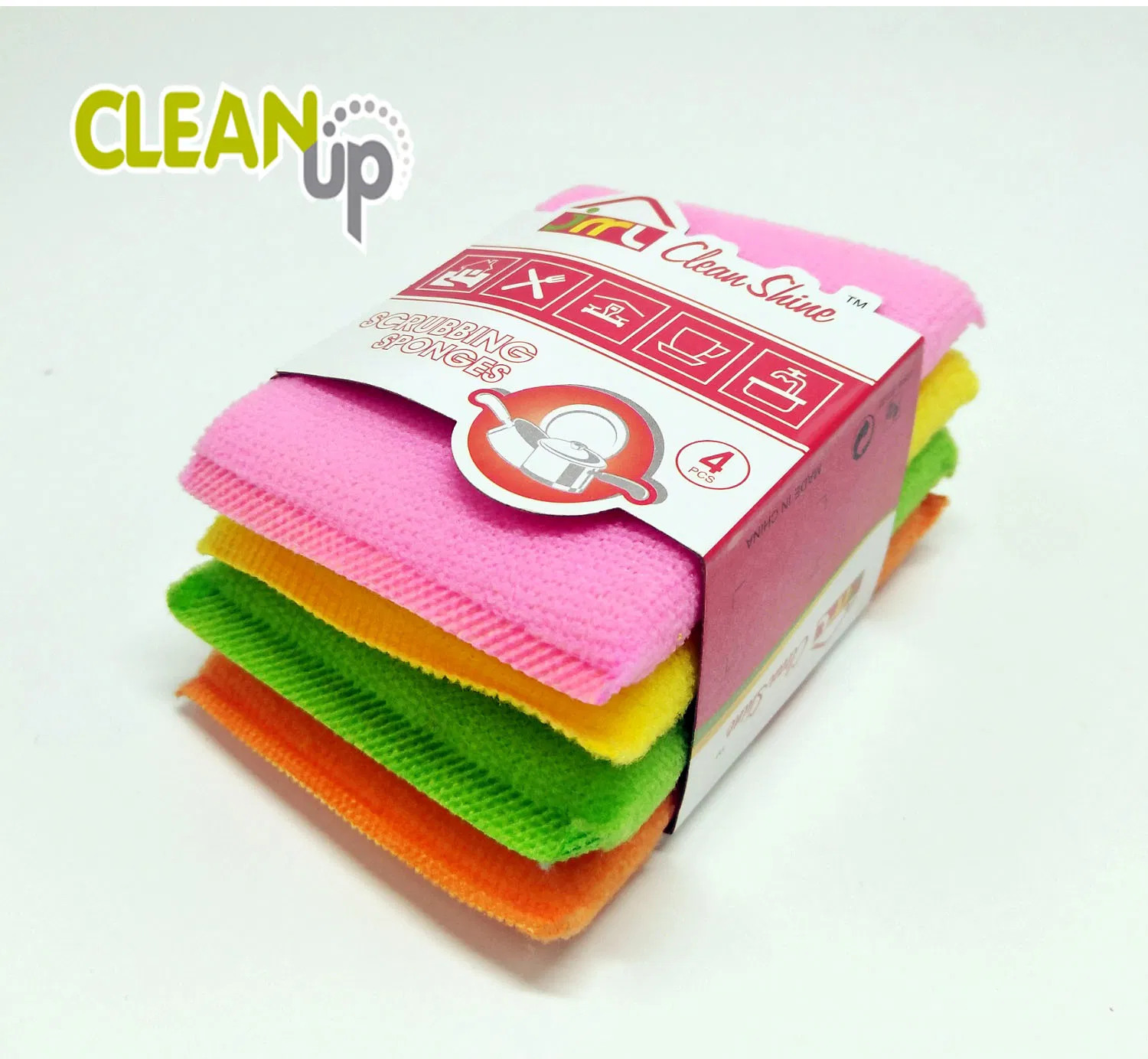 Kitchen Cleaning Sponge Foam Sponge Scourer Washing Dishes