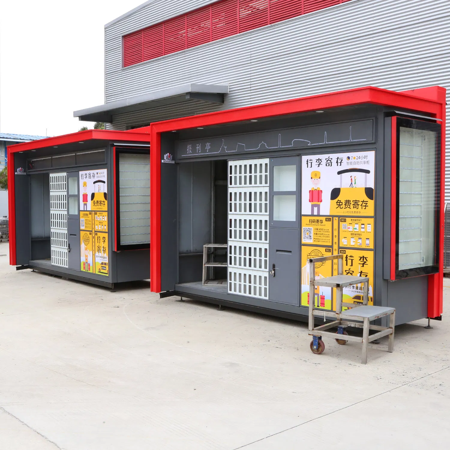 Hexagonal Outdoor Kiosk Booth for Promotion
