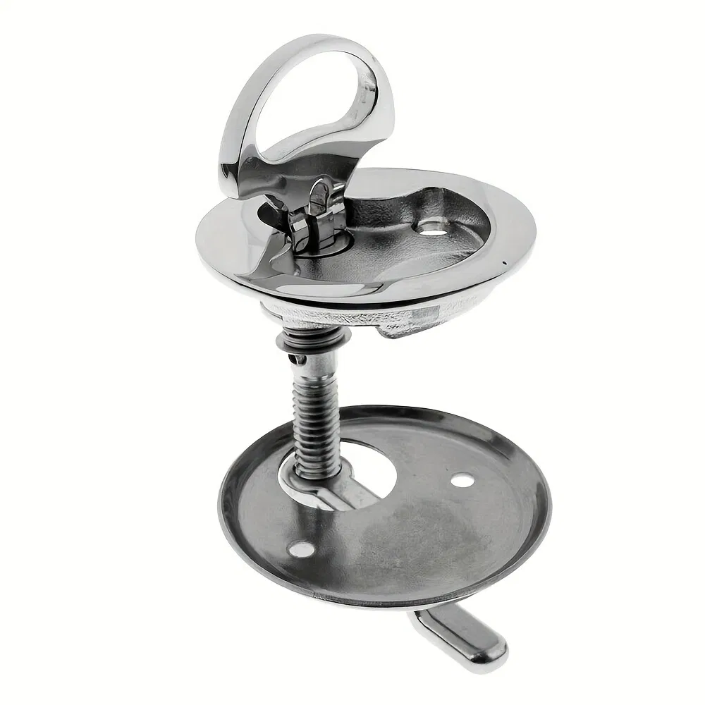 RV Marine 316 Stainless Steel 50mm Pull Ring Salm Boat Turning Lift Ring Handle Plush
