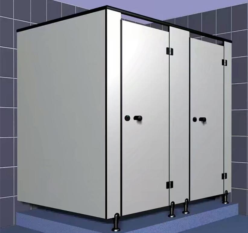 Waterproof HPL Office Washroom Toilet Partition