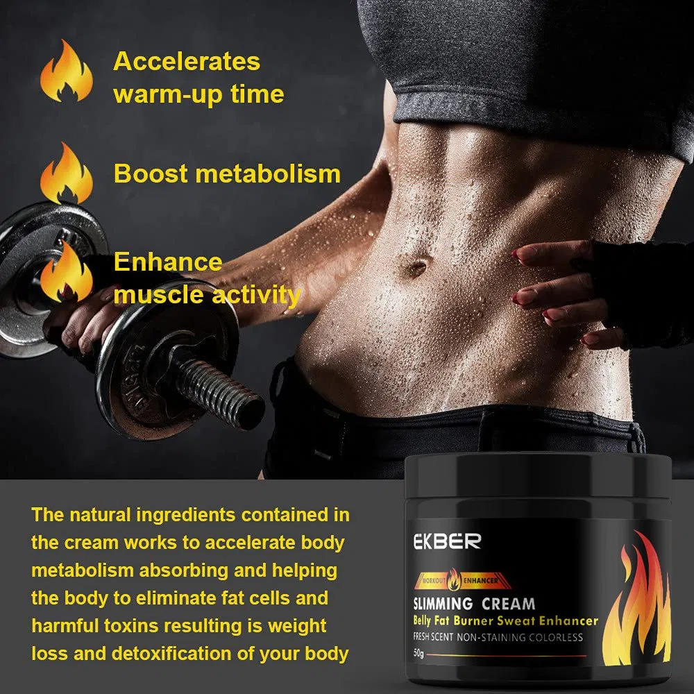 Hot Sale Ekber Effective Workout Abdominal Muscle Cream Fat Burner Tightening Cream Hot Body Slimming Cream for Weight Loss