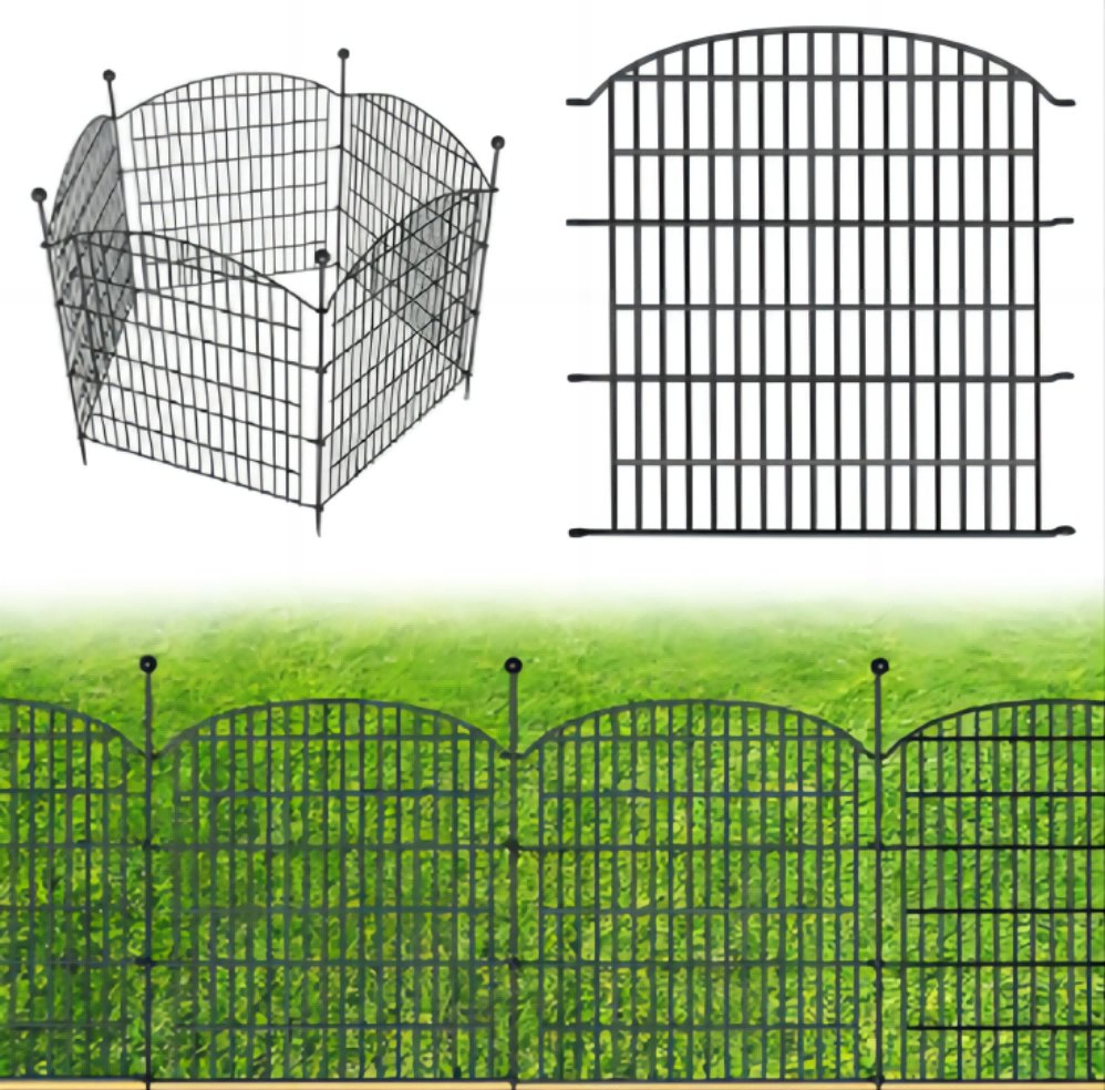 Animal Barrier Border Metal Wire Section Fencing Panel for Outdoor Garden Yard