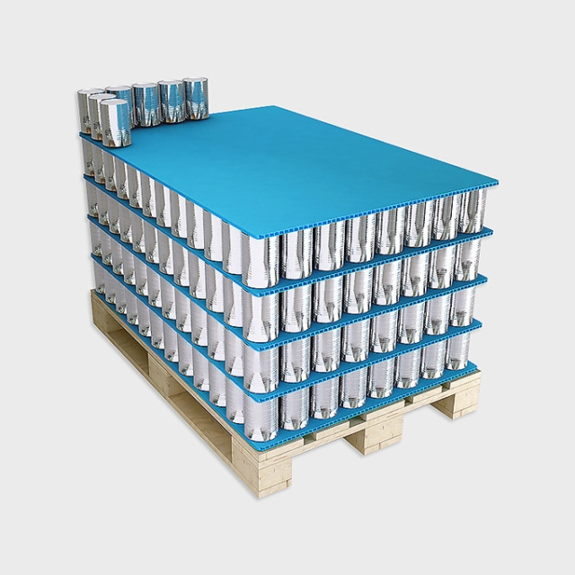 Corrugated Polypropylene Pallet Layer Pad for Bottles Divider Boards Beverage Separator Sheets