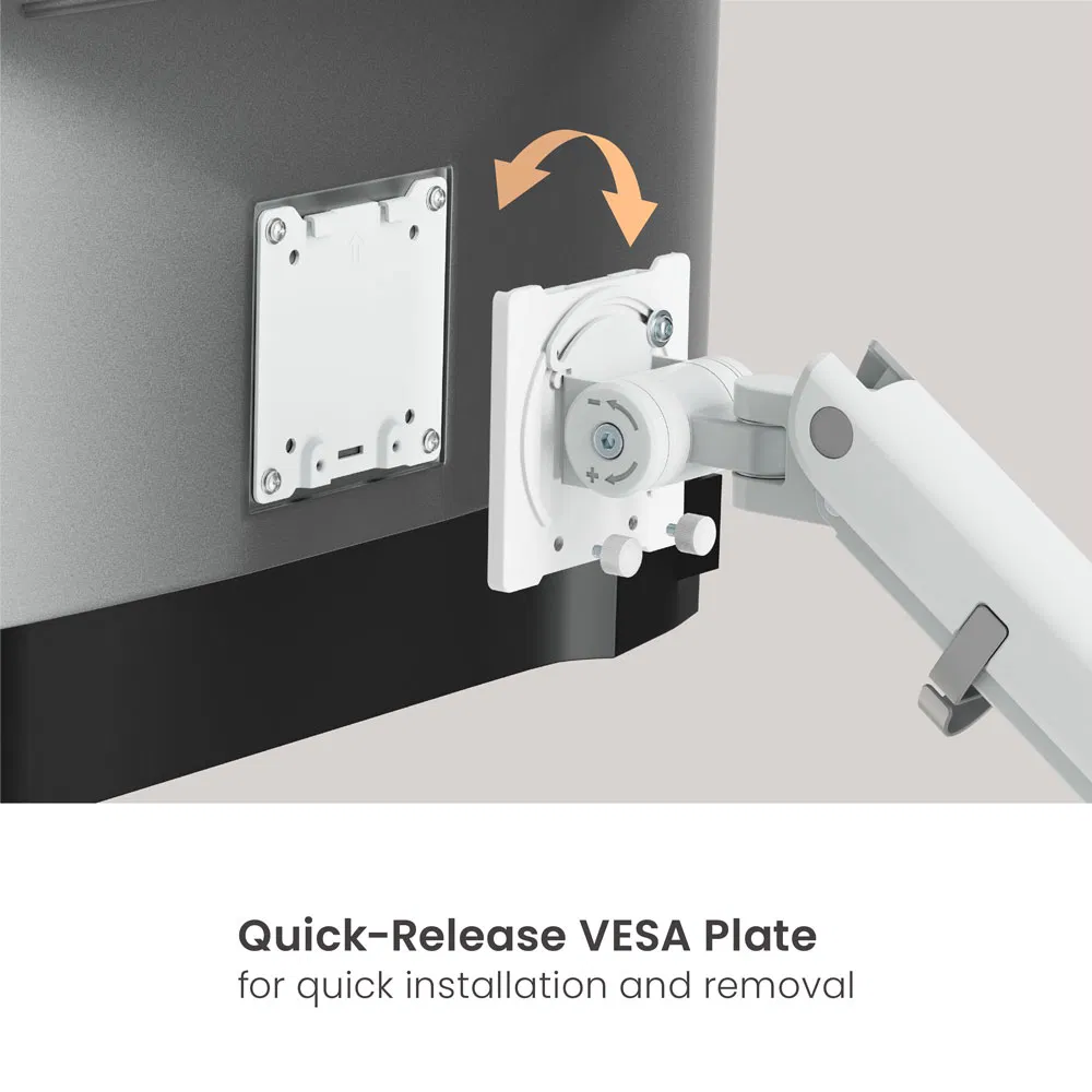 Газлифтовый кронштейн для монитора 24-57 дюймов, 27 кг