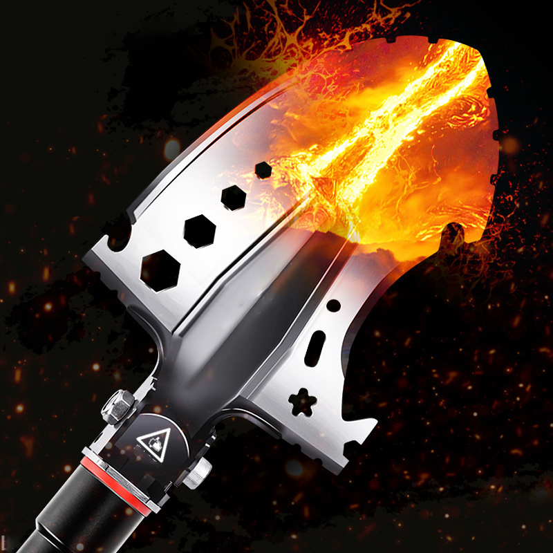 Multifunctional Portable Outdoor Folding Camping Fishing Forklift Survival Engineer Shovel