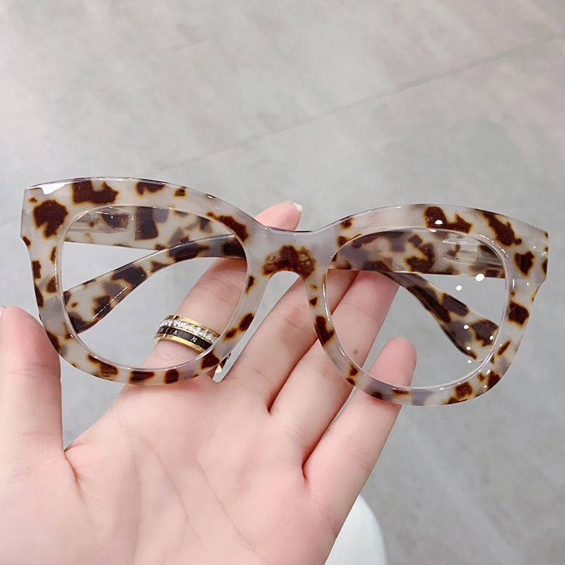 Factory Wholesale Custom Logo Fashion Oversized Blue Light Blocking Glasses Frame Women Colorful Reading Glasses