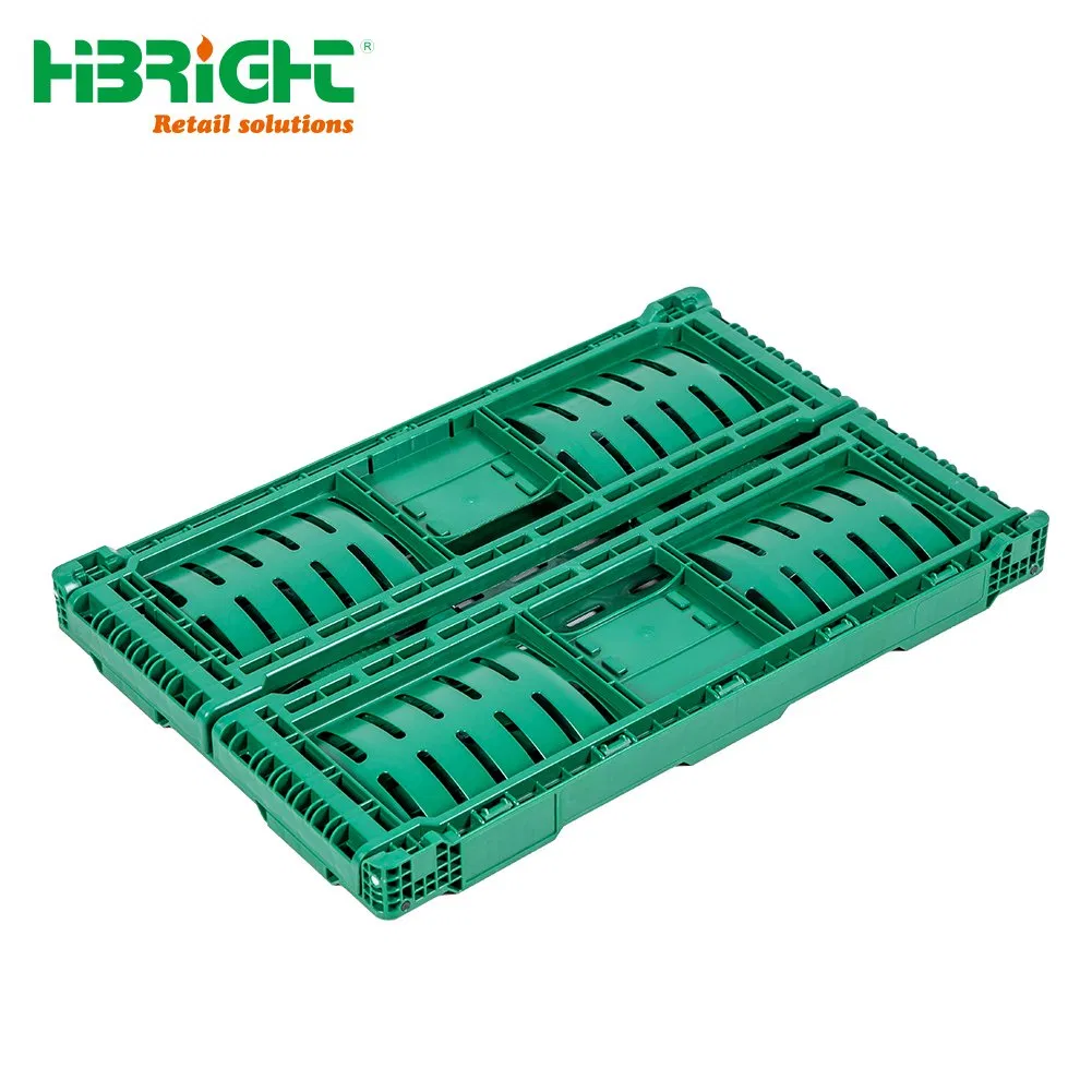 Collapsible Fruit and Vegetable Plastic Foldable Crate for Transporting