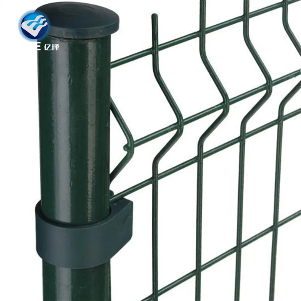 Triangle Bending PVC Coated Welded Wire Mesh Fence