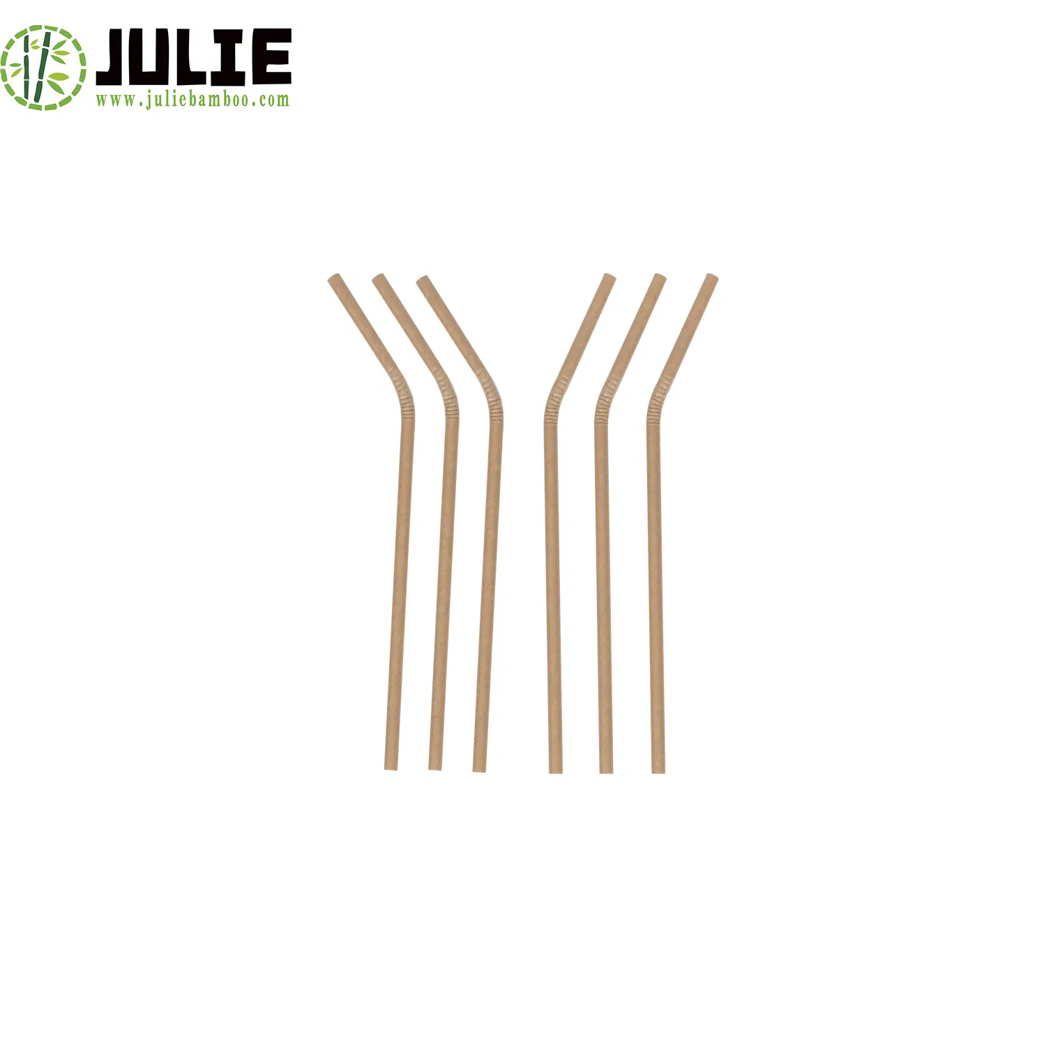 Food Grade Biodegradable Eco-Friendly Hygienic Kraft Paper Straws for Drinking