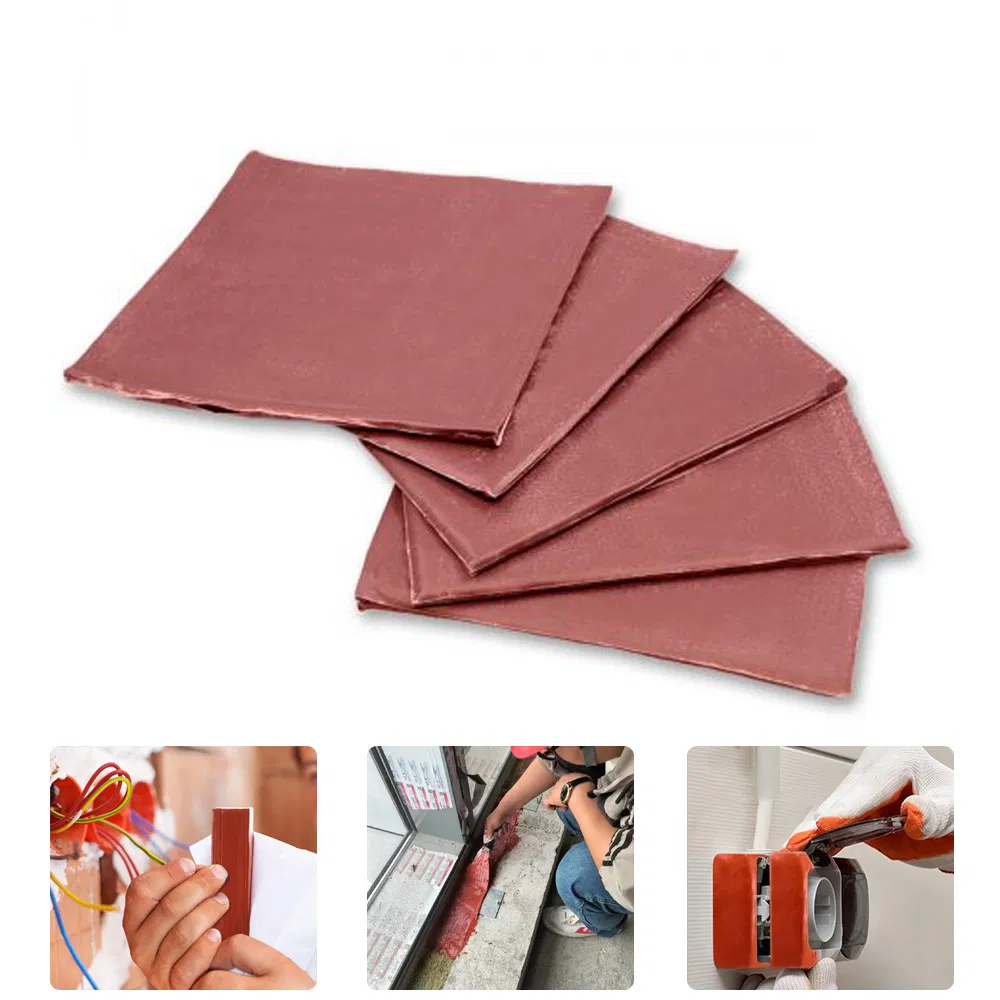 Fire Stopping Pads Intumescent & Acoustic Putty Pad up to a 2 Hour Fire Rating