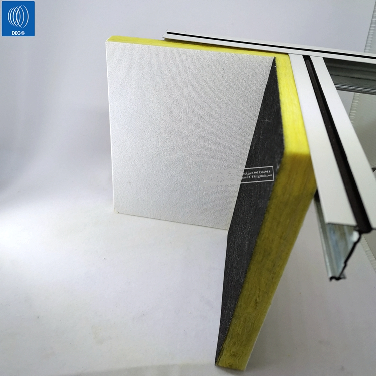 Factory Acoustic 600X600 Ceiling Tiles for School Hospital Building 2024
