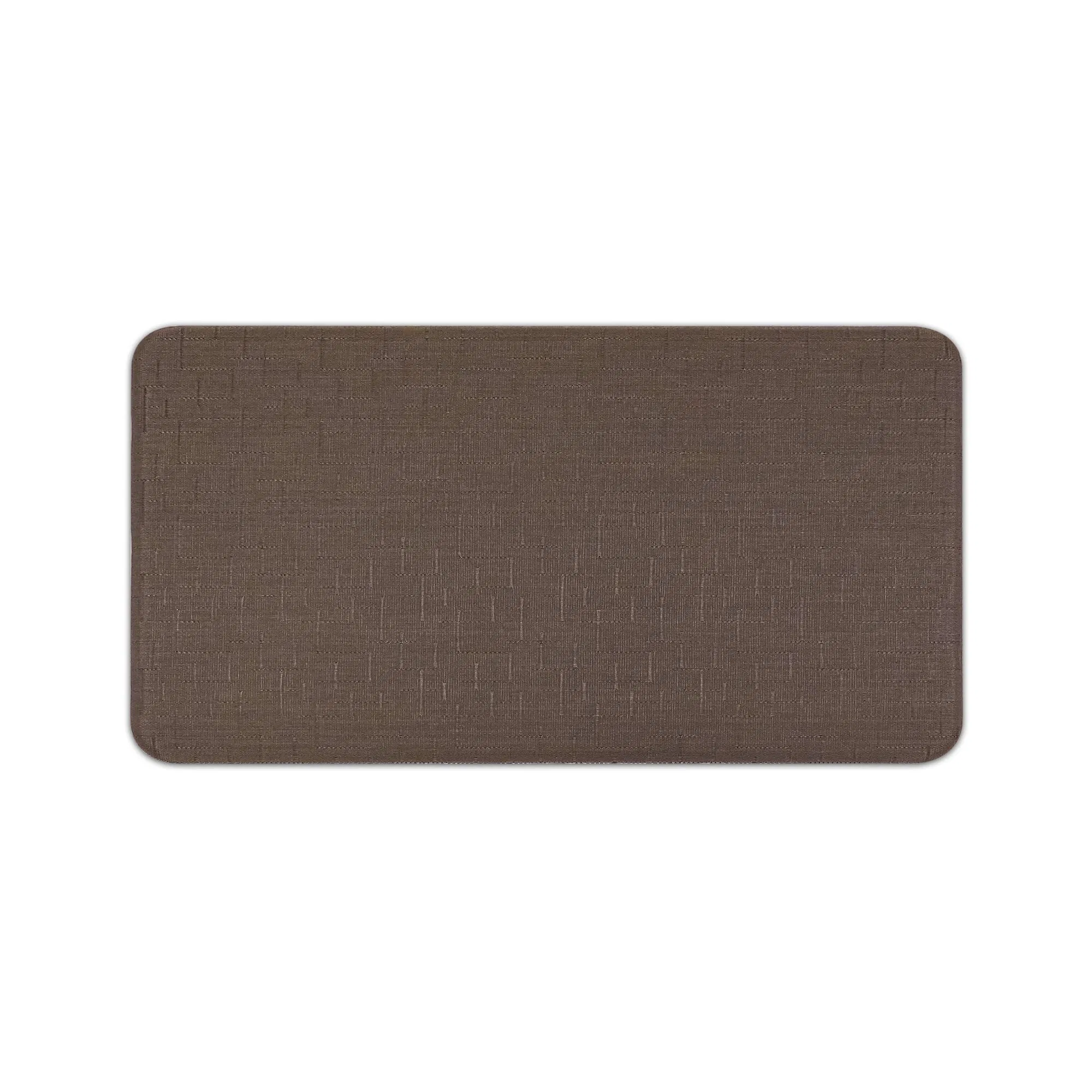 Bamboo Pattern Woven Vinyl Anti Fatigue Kitchen Mat
