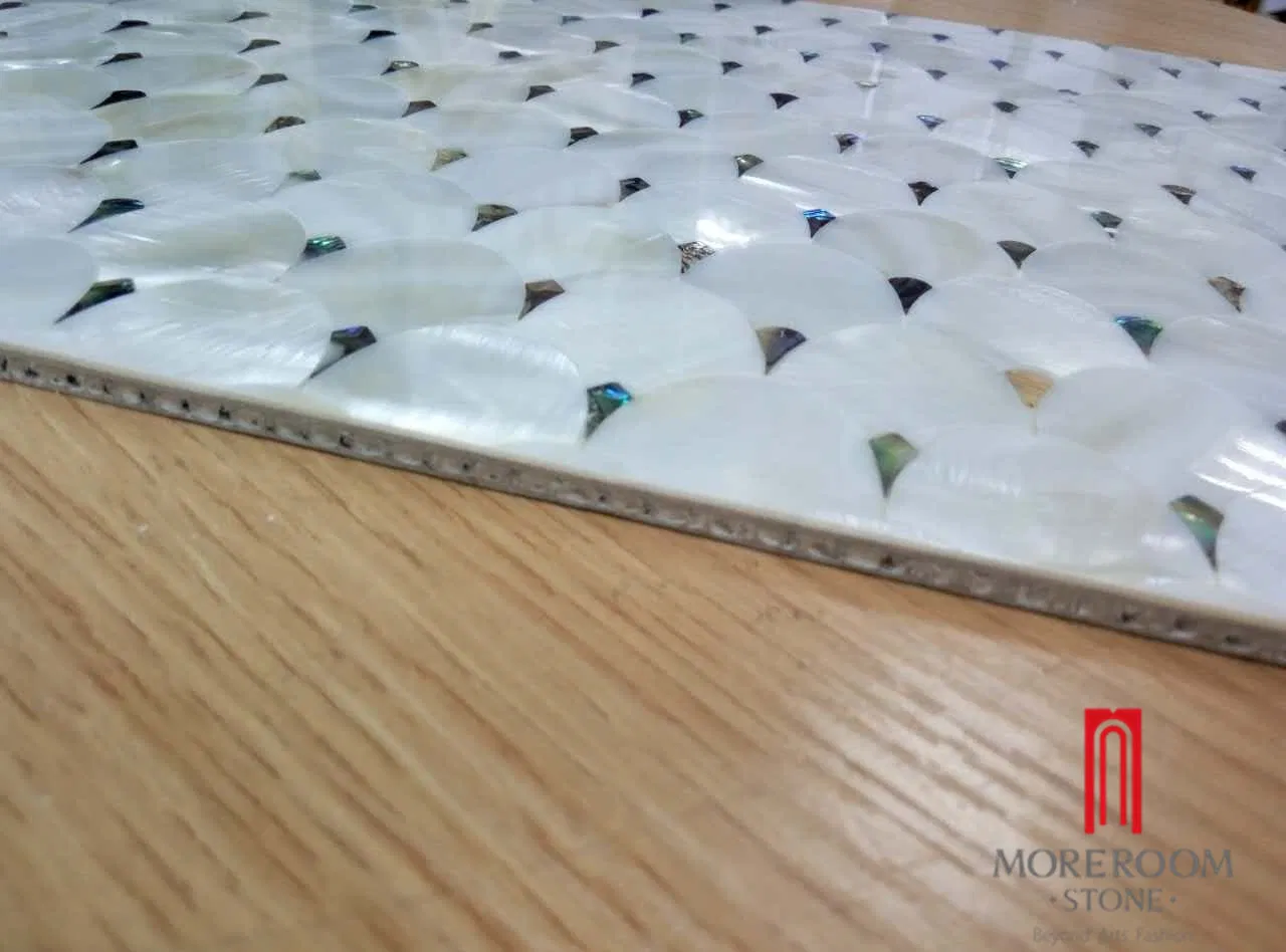 Natural Sea Shell Sheet Mother of Pearl Mosaic Tile for Bathroom Design