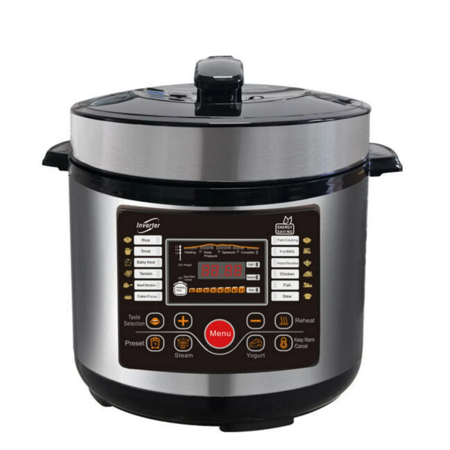 Energy Saving Electric Pressure Cooker That Reduces Cooking Time and Electricity Consumption Compared to Traditional Methods