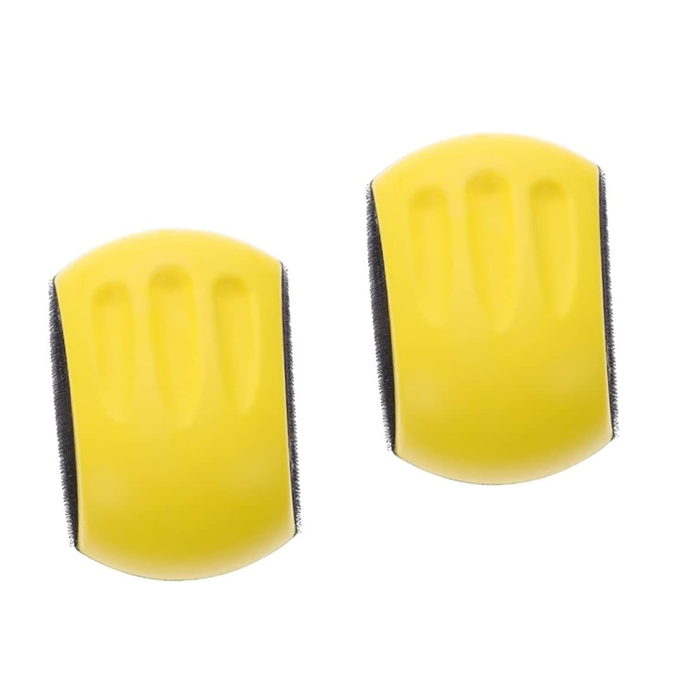 Yellow Hand Sanding Blocks
