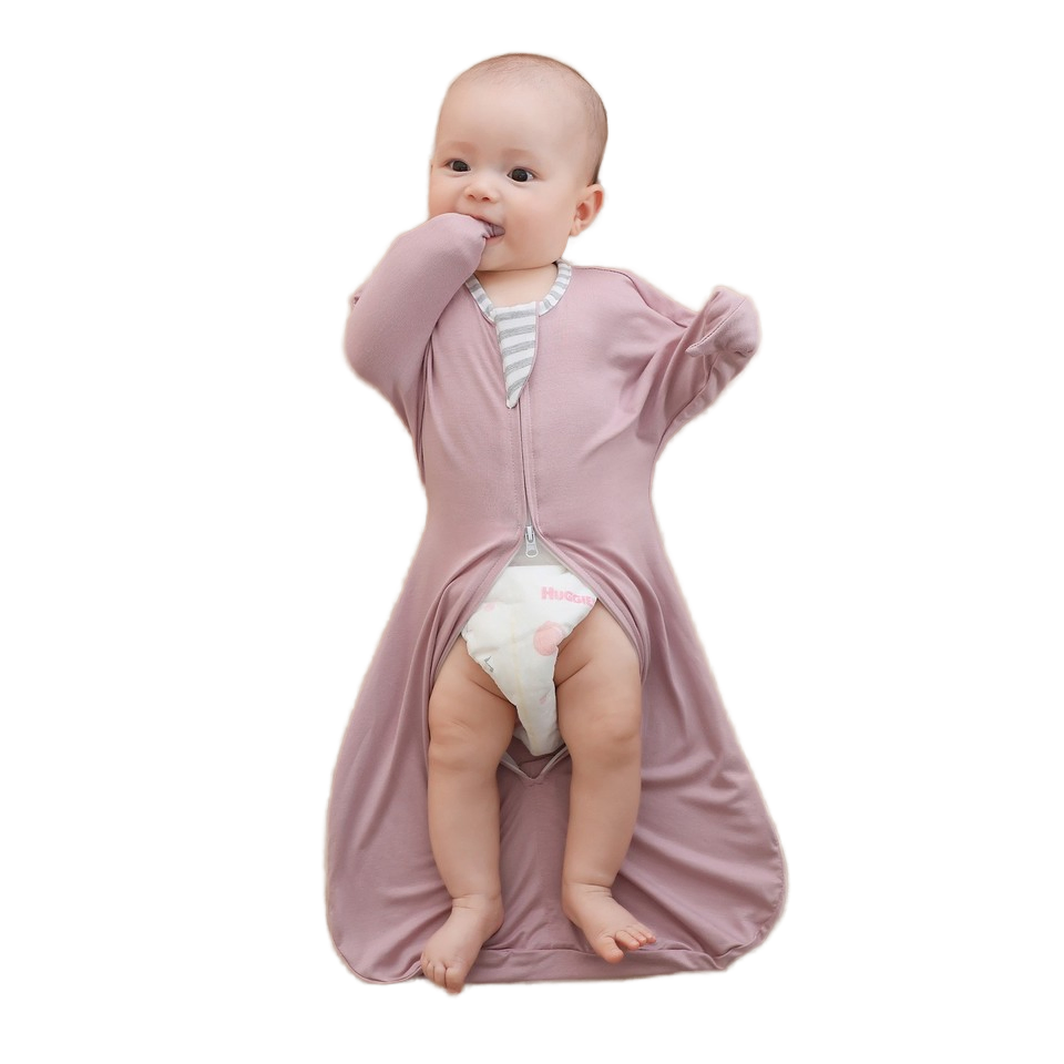 0.2tog Breathable Gentle Touch Organic Cotton Baby Sleeping Blanket Bag Swaddle Sack