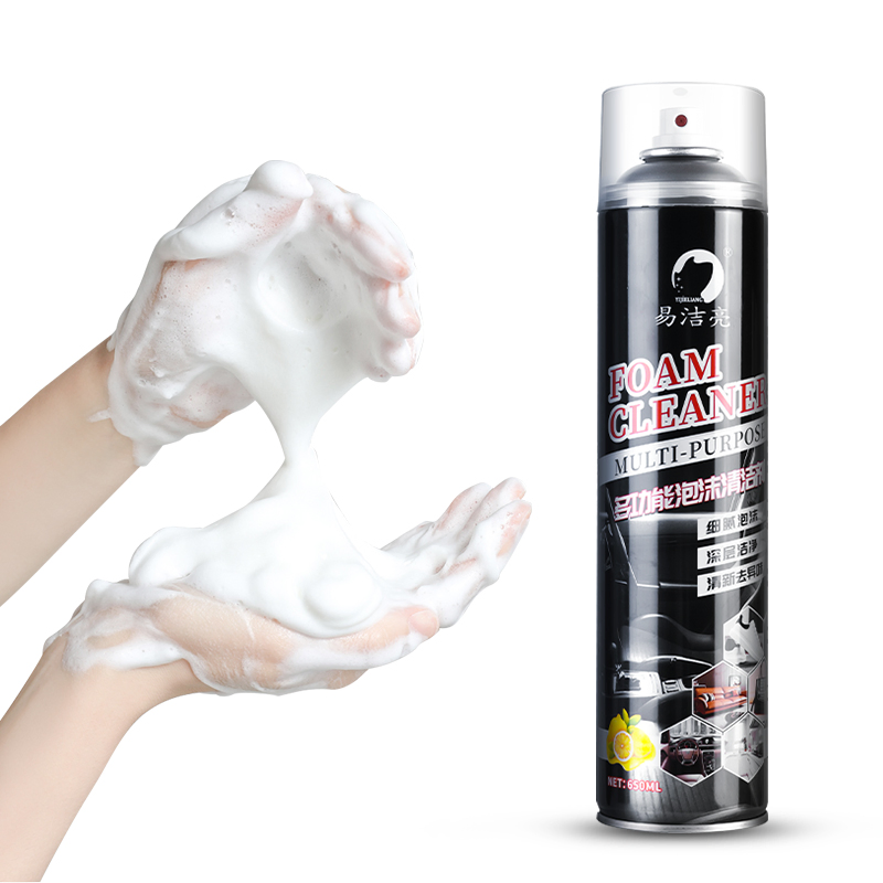Multi-Functional Foam Cleaner for Leather Goods Gently Cleans Product Surfaces