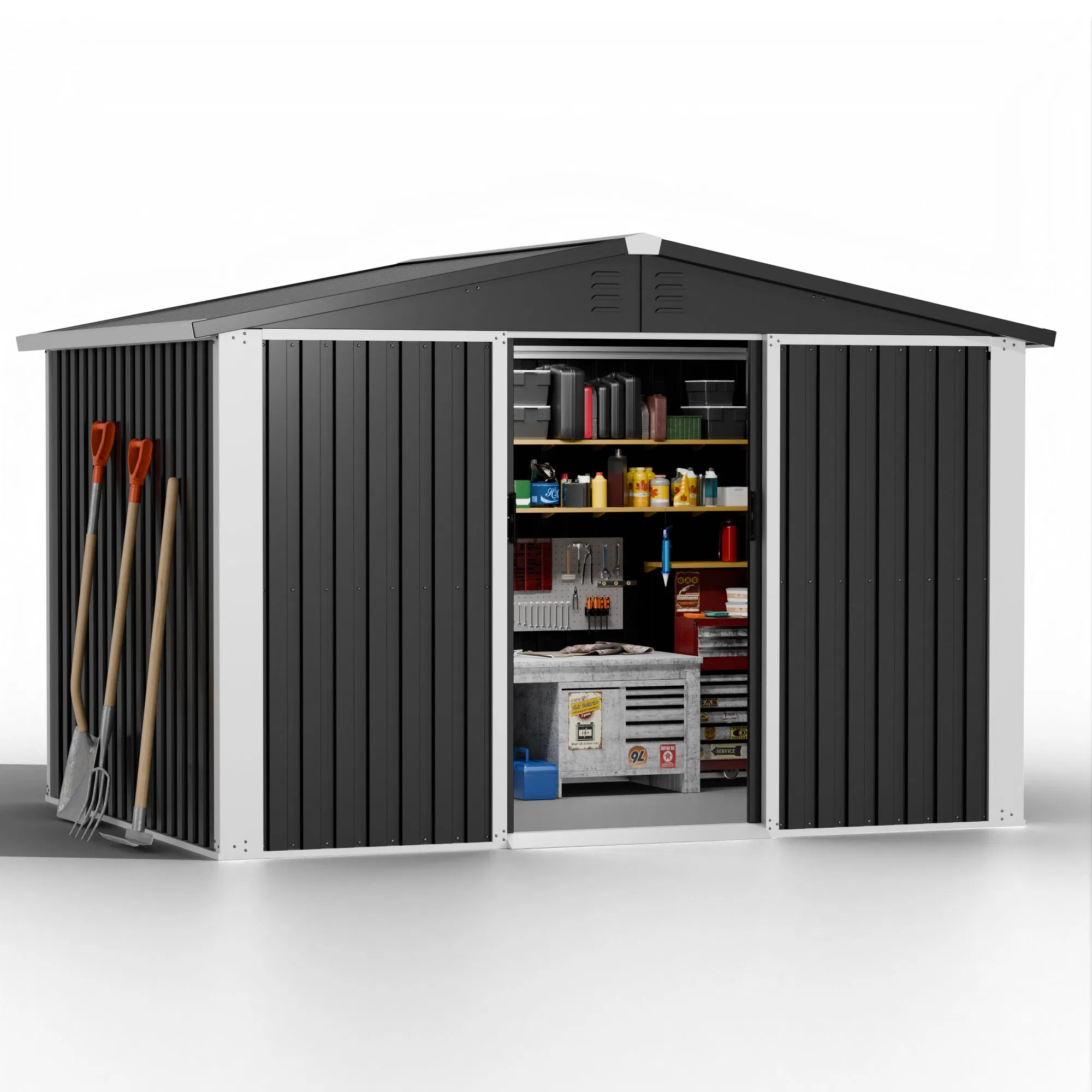 Prefabricated Building Garage Storage Shed Garden Shed