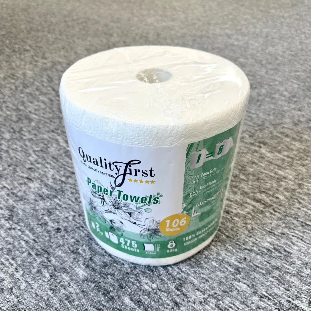 Munufacturer 2ply Water Oil Absorption Cleaning Jumbo Roll Kitchen Paper Towels
