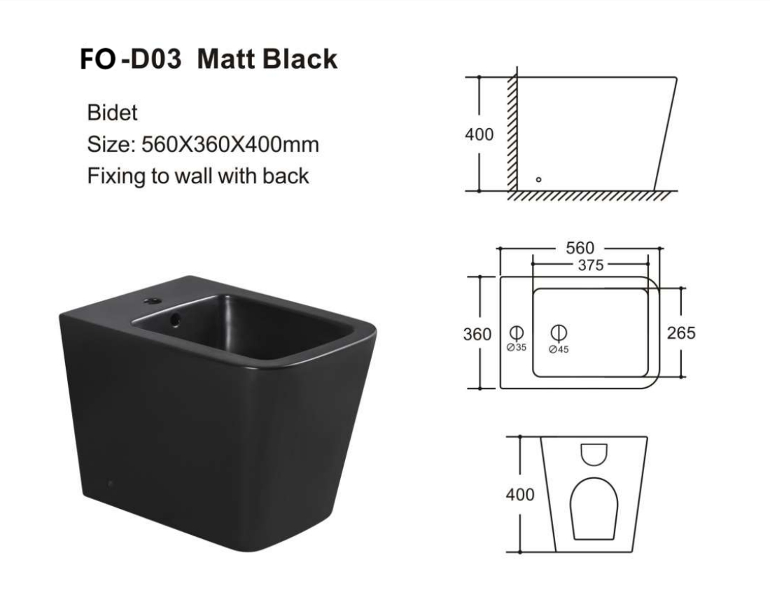 Argentina Bidet Ceramic Bathroom Sanitary Wash Toilet Bidet Floor Mounted Lady Use Inodoro Bidet