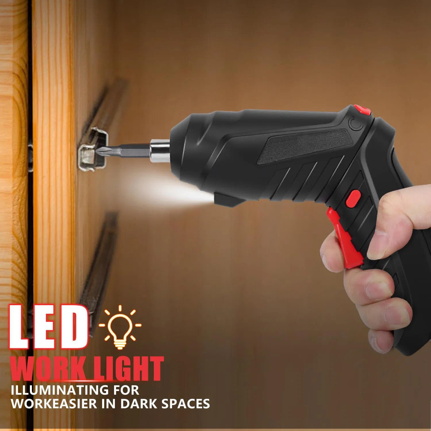 Ht011 Power Drill Set Cordless Rechargeable Small Power Drill Set Electric Screwdriver