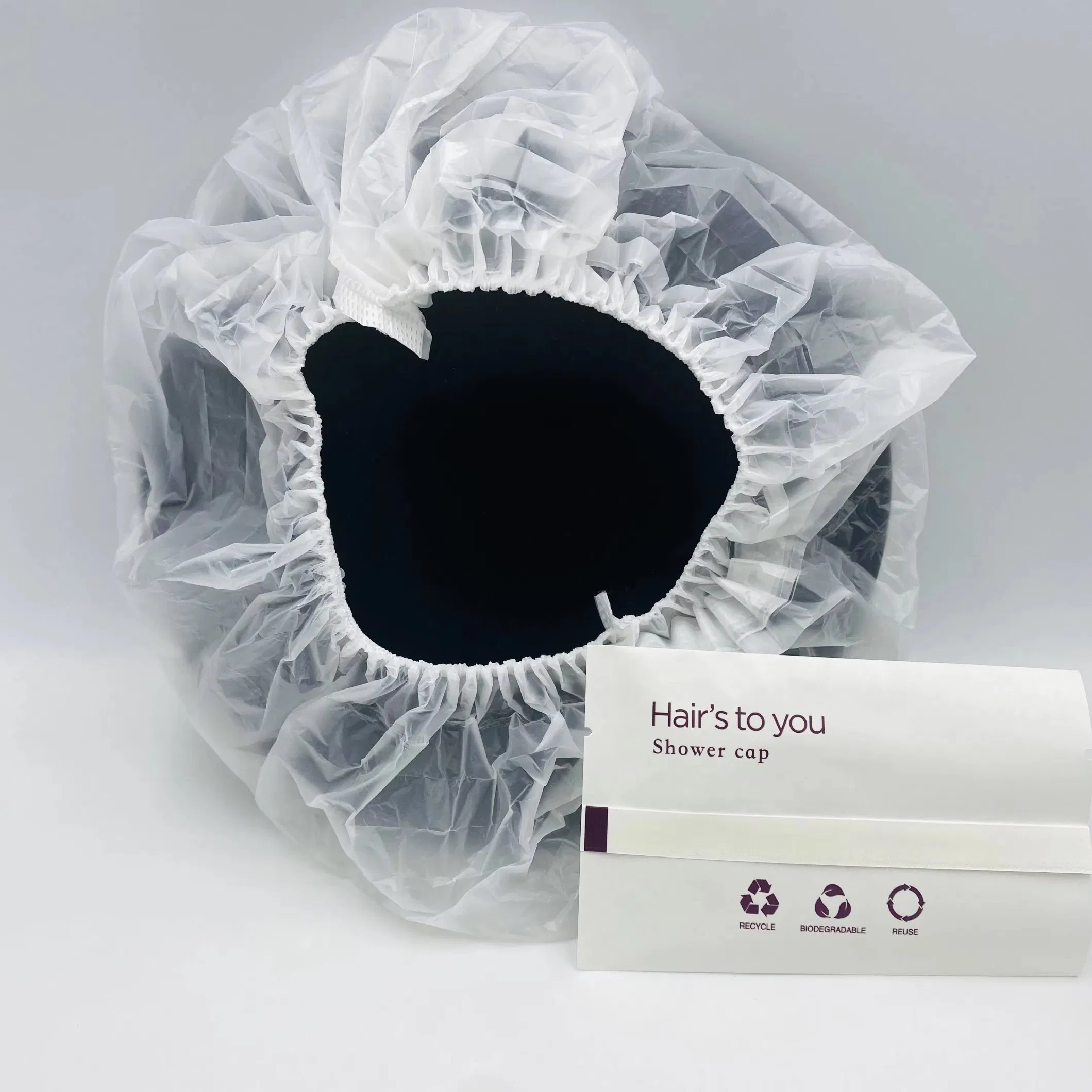 Hotel Amenities Eco Friendly Biodegradable Disposable Shower Cap