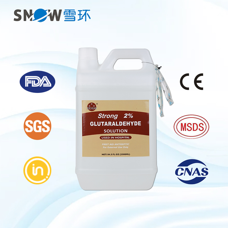 2% Potentiated Glutaraldehyde Disinfectant Used for Hemodialysis Machine Disinfection