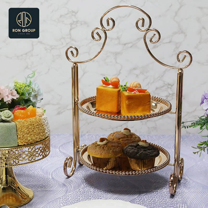 Hot Sale Elegant Multi-Tier Cake Stand for Weddings and Parties