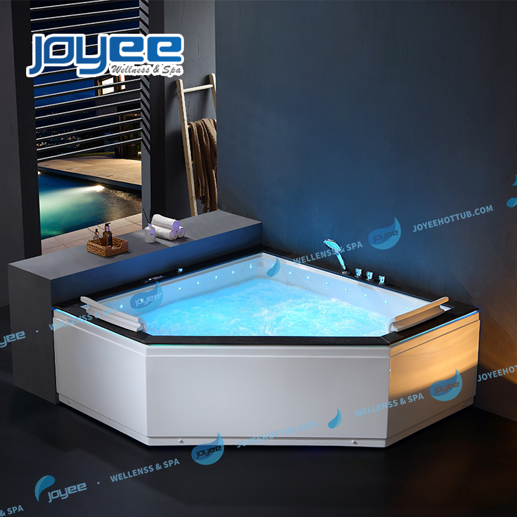 Угловая ванна Joyee Diamond с гидромассажем на 2 персоны