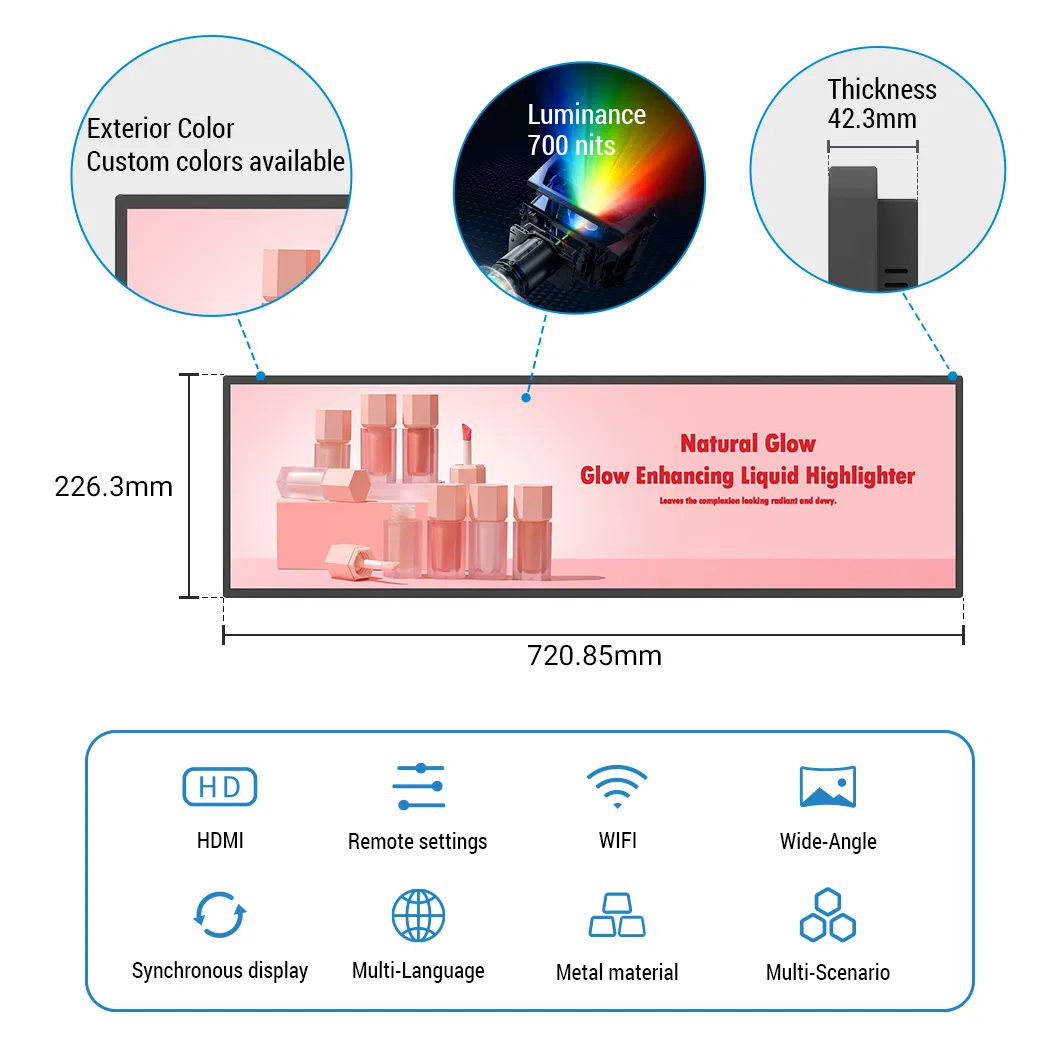 29 Inch Multi-Function Advertising Machine Interactive Digital Signage