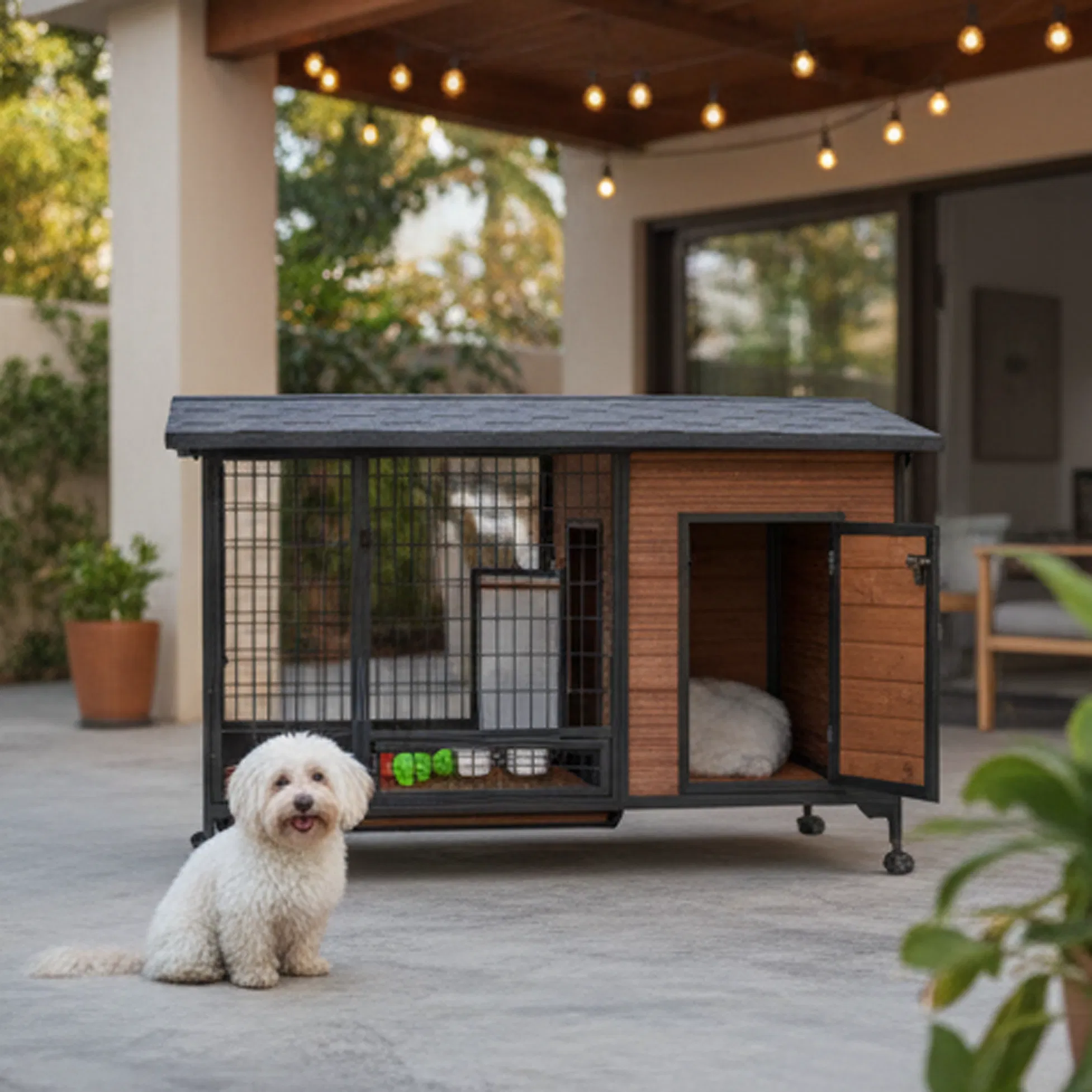 Zd Stylish Dog House for Comfortable Outdoor Use