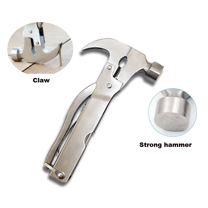 Professional Stainless Steel Multifunction Tool Pliers Camping Survival Multitool Hammer for Camping