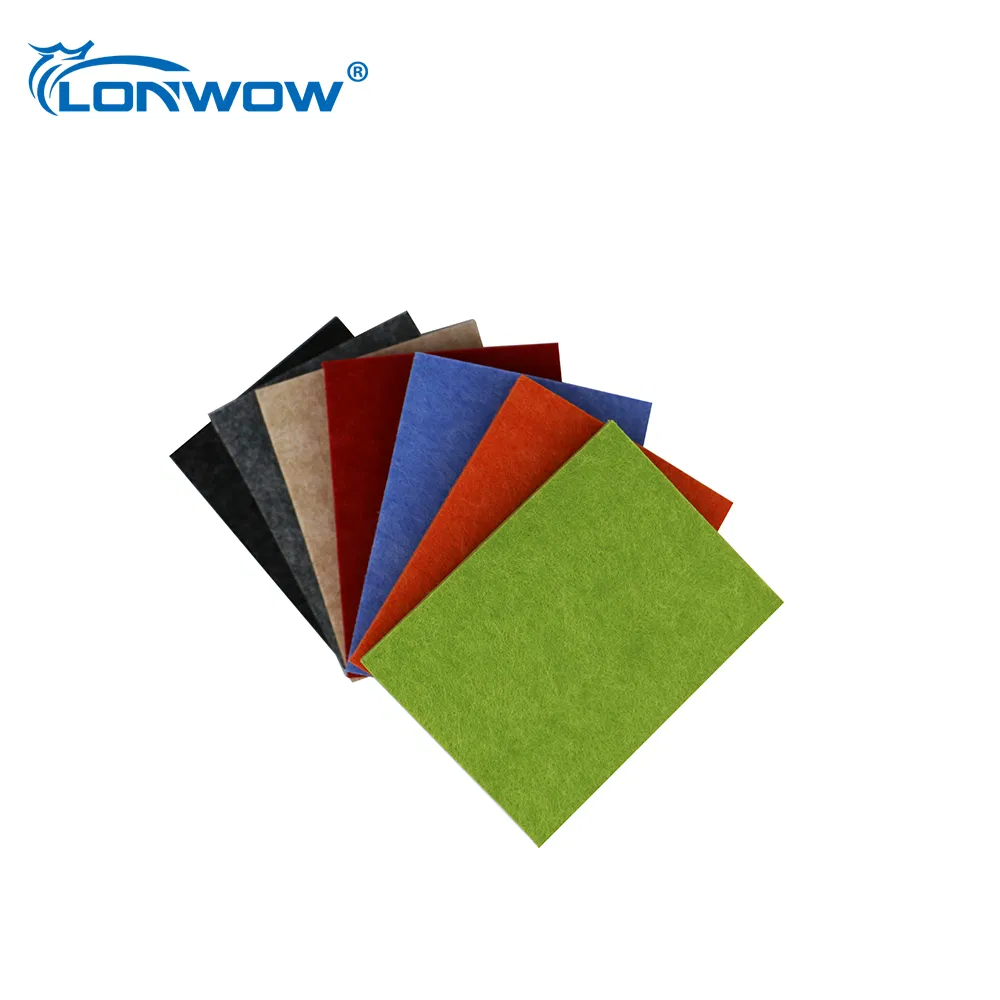 3D100% Pet Felt Polyester Fiber Acoustic Panel for Office/Home/Hotel