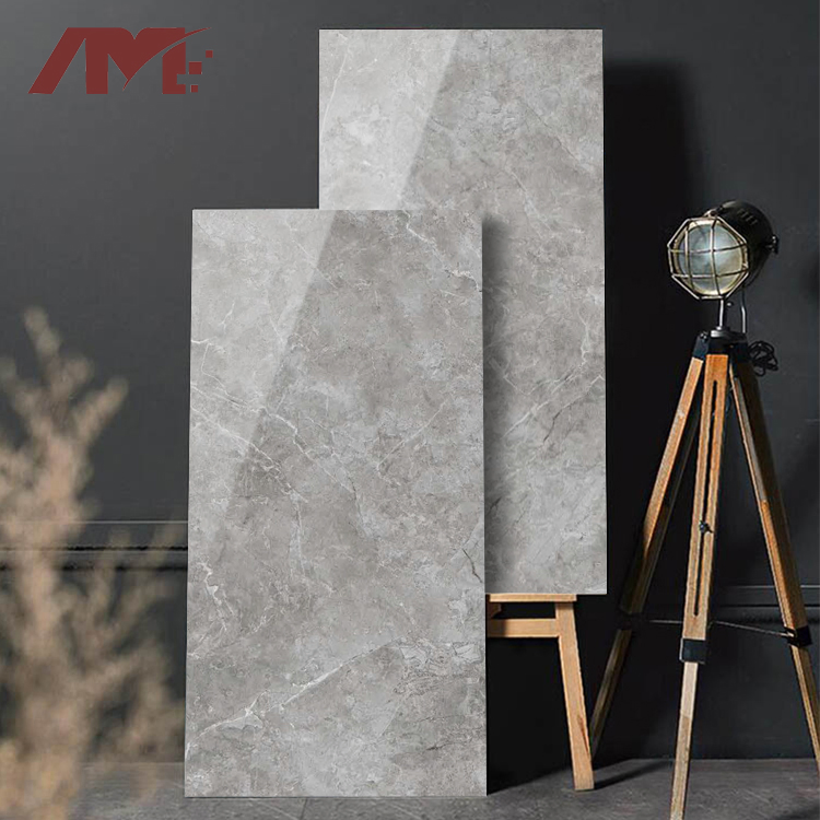 Foshan 750X1500mm Gray Stone Porcelain Big Slab Tiles Sintered Stone
