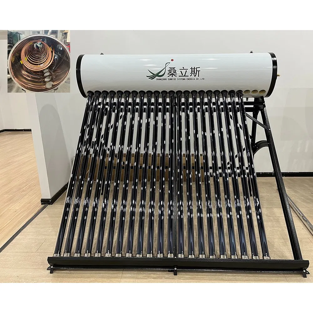 (CE Certification) Pressurized Integrated Copper Coil Solar Water Hot Heater