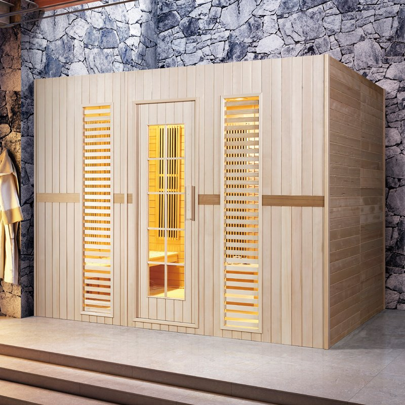 Инфракрасная сауна из канадской пихты на 4 человека