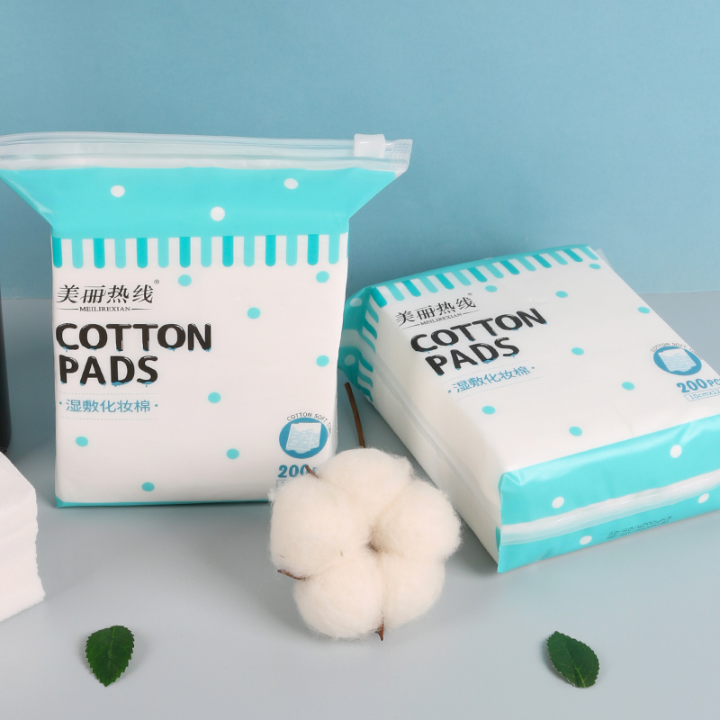 Customized Packing Facial Makeup Remover Pads with Unique Color Options
