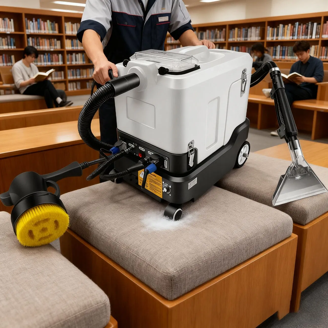 Hotel Water Carpet Extractor Wet Vacuum Cleaner Commercial Cleaning Washing Machine for Carpet Car Mat Furniture Bed