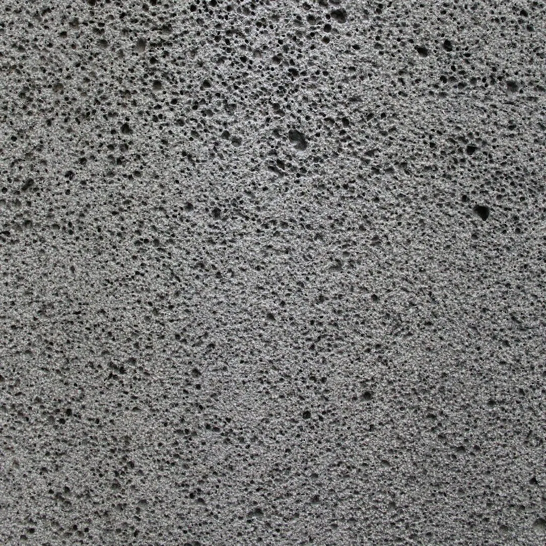 Natural Hainan Bush Hammered Volcanic Basalt Stone Lava Stone