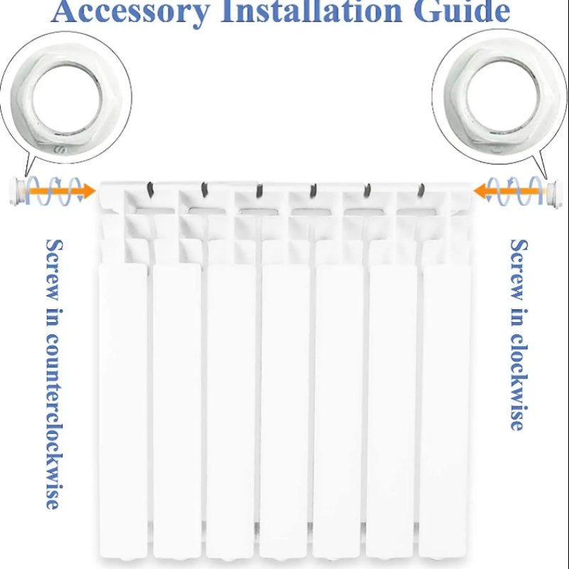 OEM Modern Hydronic Heating Radiator Bimetallic Heating Radiators Aluminum Radiator