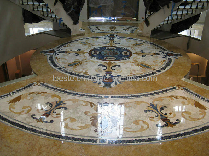 Best Price Marble Pattern Waterjet Medallions Tile for Flooring Designs