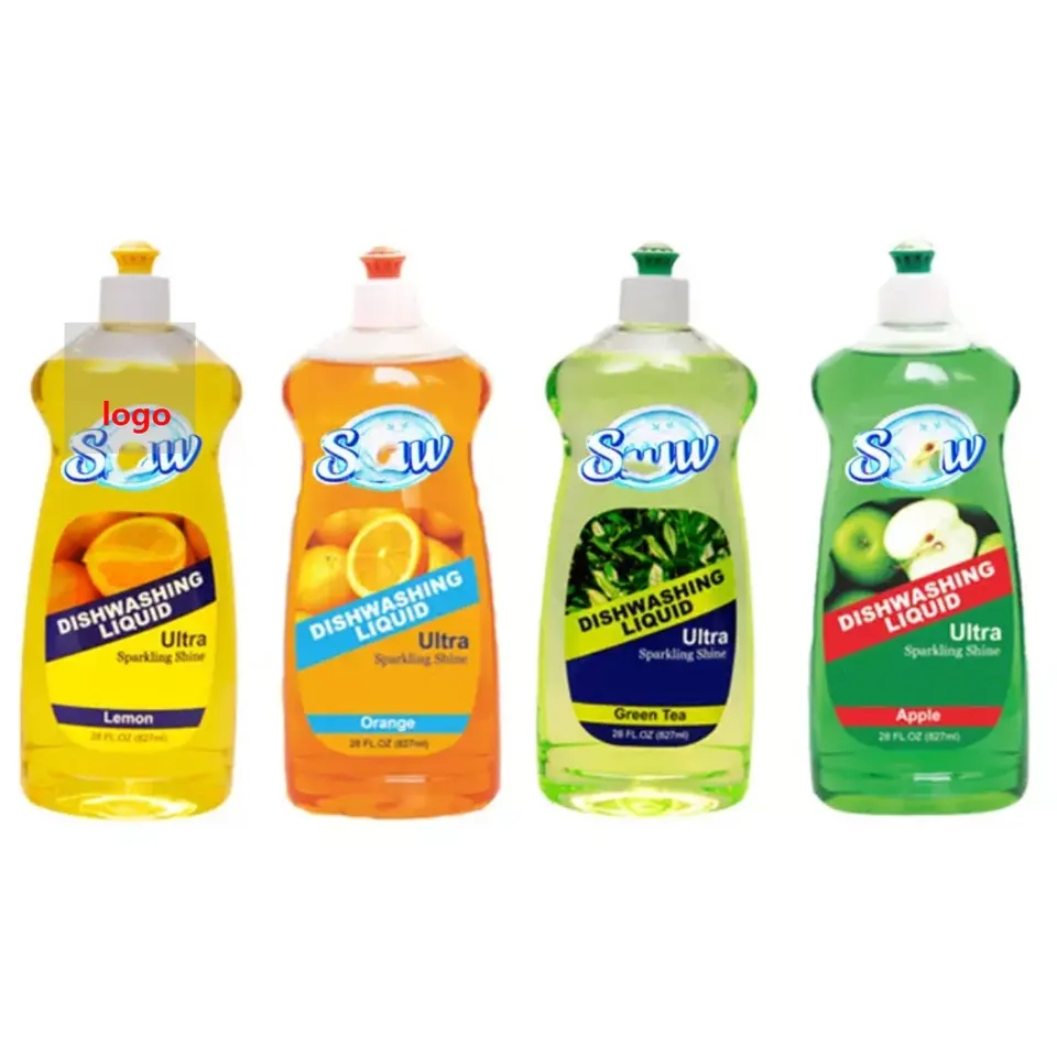 Safe Neutral Private Label Dishwashing Liquid Organic Soap to Wash Dishes