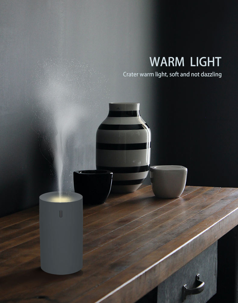 Top Selling LED Light Cool Mist Car Portable USB Diffuser Aroma Humidifier
