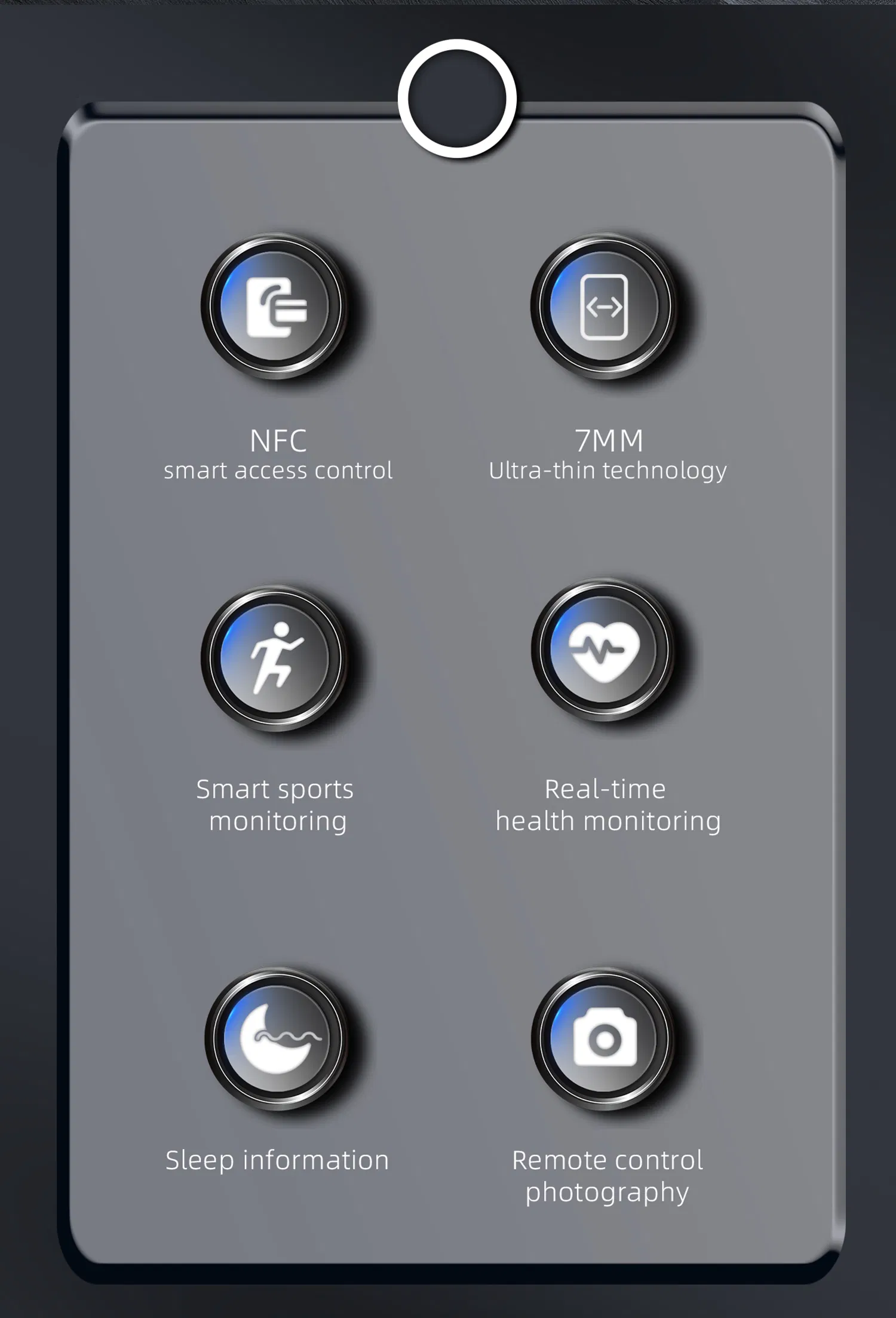 Best Tech Intelligent Wearable Smart Hand Finger Rings Blood Pressure Monitor for Wellness Fitness Tracker