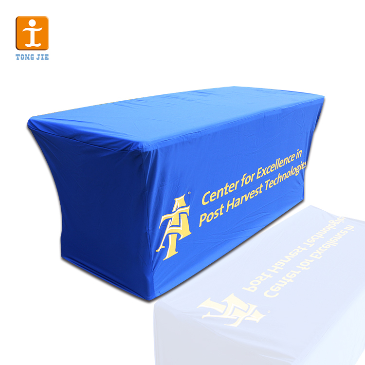 Custom Logo Design Printed 6 Feet Trade Show Table Cloth