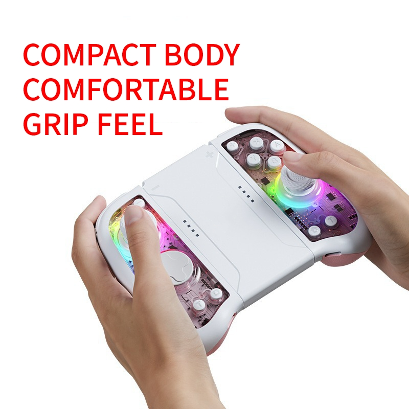 Factory Custom Joypad Programmable Motor Vibration Wireless Bt Game Controller for Switch Joycon Accessories