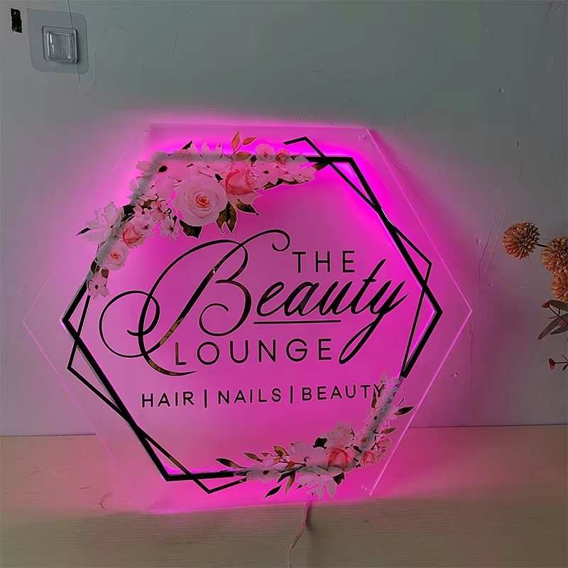 Acrylic Logo Custom LED Channel Letters Shop Display Company 3D Business Backlit Signs Store Outdoor 30 12 LED Strips 1 Set
